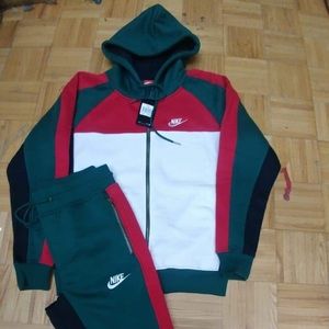 Jordan and Nike sweat suits and Nike track suit